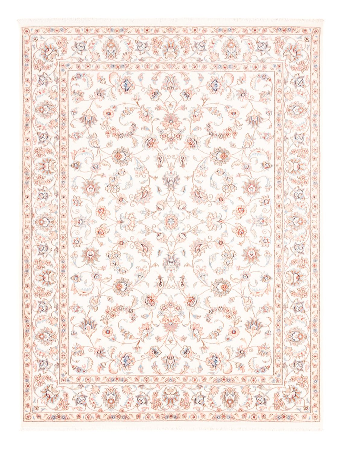 Alfombra persa - Tabriz - 200 x 147 cm - crema