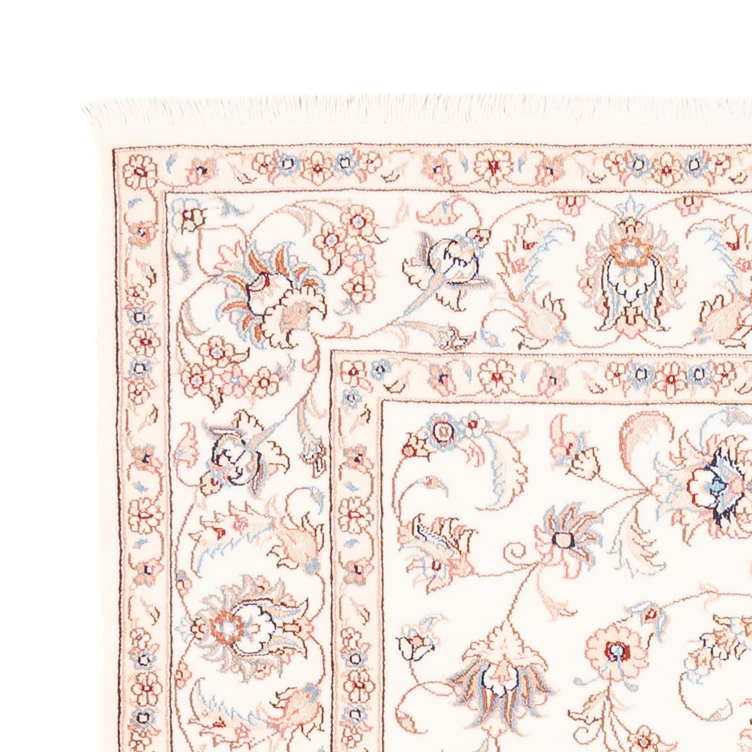 Alfombra persa - Tabriz - 200 x 147 cm - crema