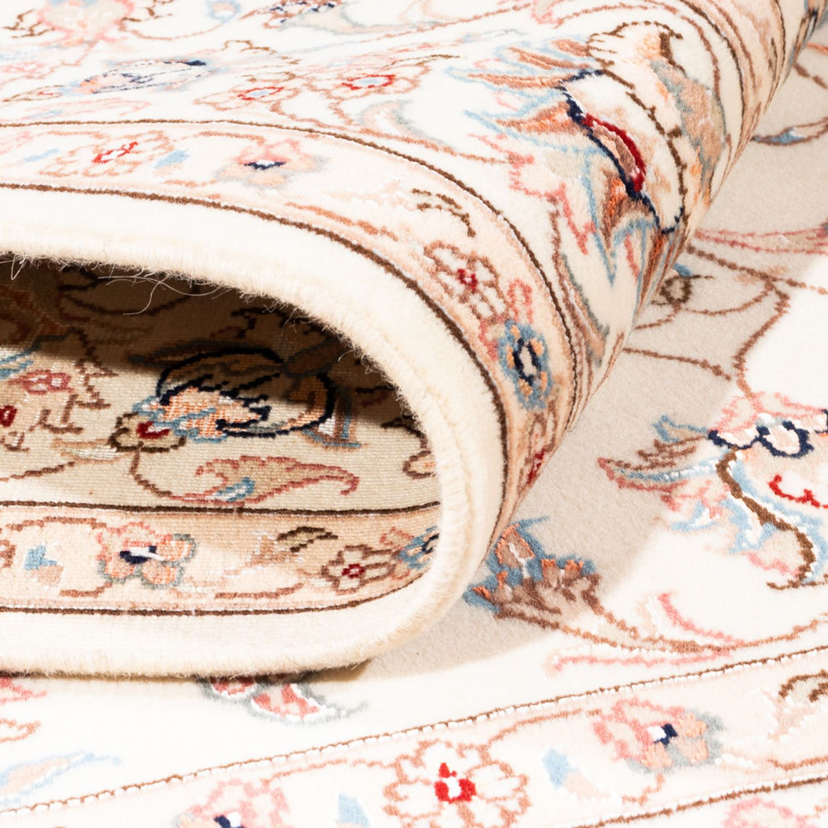 Alfombra persa - Tabriz - 200 x 147 cm - crema