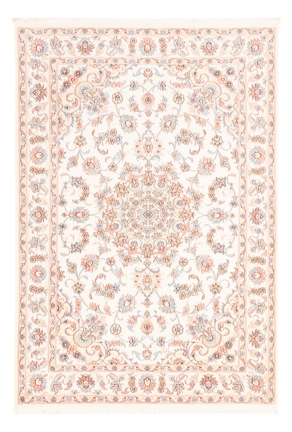 Alfombra persa - Tabriz - 176 x 122 cm - crema