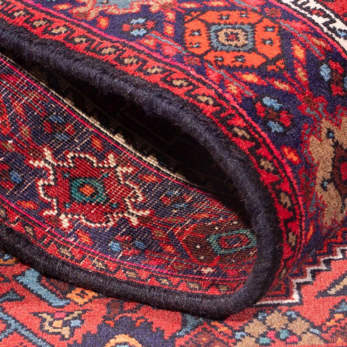 Alfombra persa - Nómada - 109 x 72 cm - rojo