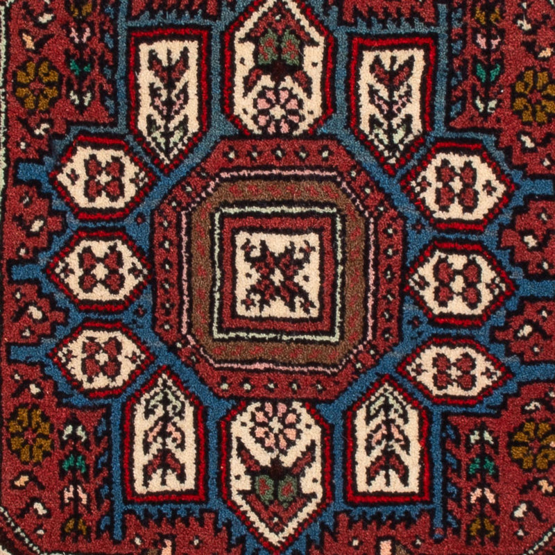 Alfombra persa - Nómada - 77 x 50 cm - rojo