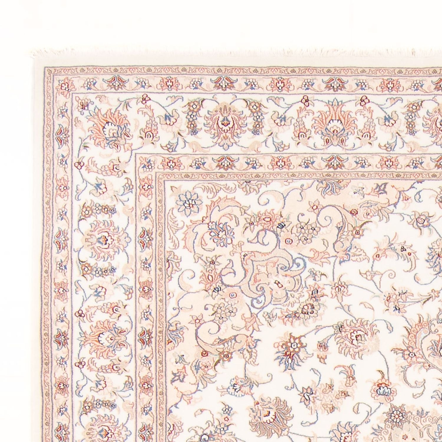 Alfombra Persa - Tabriz - Real - 248 x 197 cm - crema