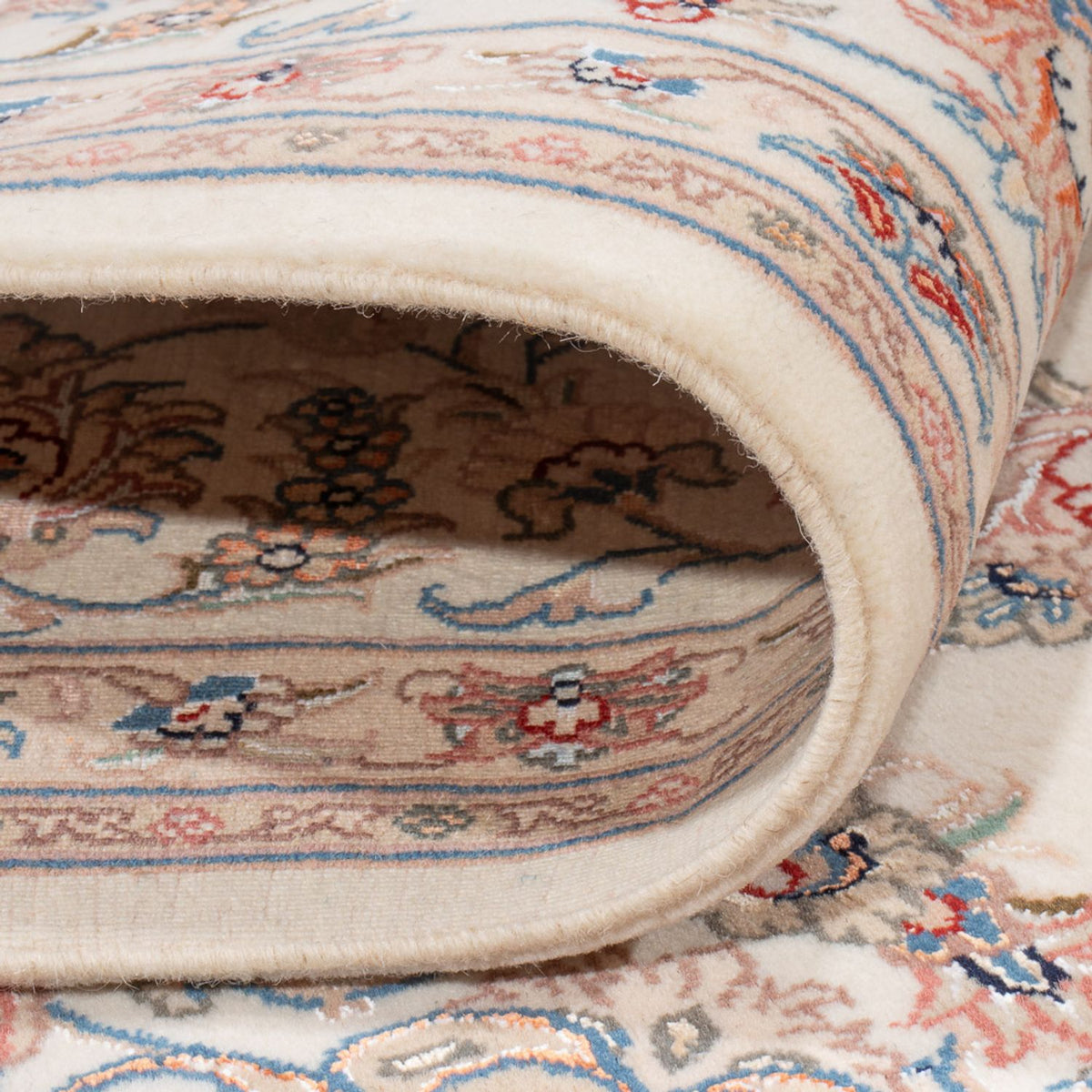 Alfombra Persa - Tabriz - Real - 248 x 197 cm - crema