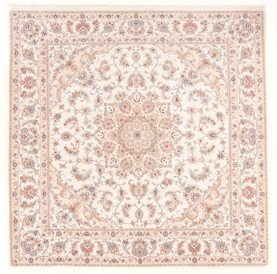 Alfombra Persa - Tabriz - Real cuadrado  - 205 x 200 cm - crema