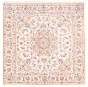 Alfombra Persa - Tabriz - Real cuadrado  - 205 x 200 cm - crema