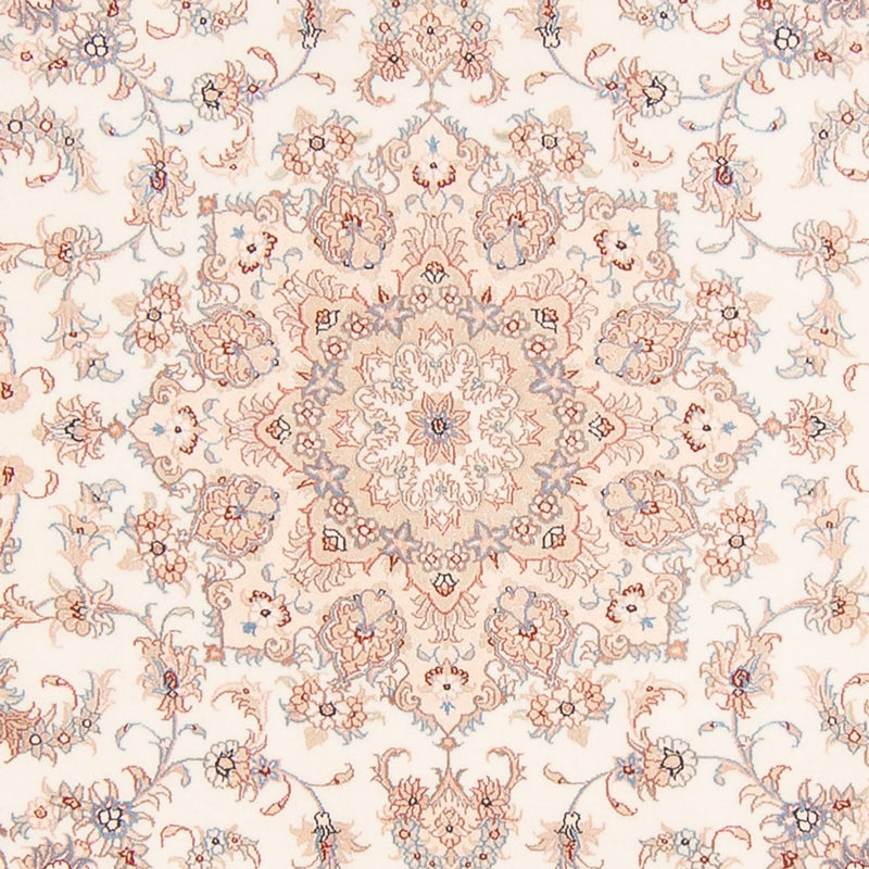 Alfombra Persa - Tabriz - Real cuadrado  - 205 x 200 cm - crema