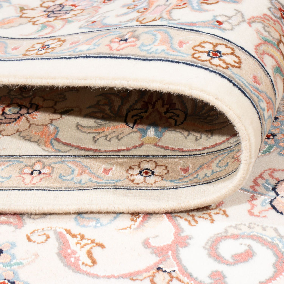 Alfombra Persa - Tabriz - Real - 198 x 152 cm - crema