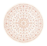 Alfombra persa - Tabriz redondo  - 150 x 150 cm - crema