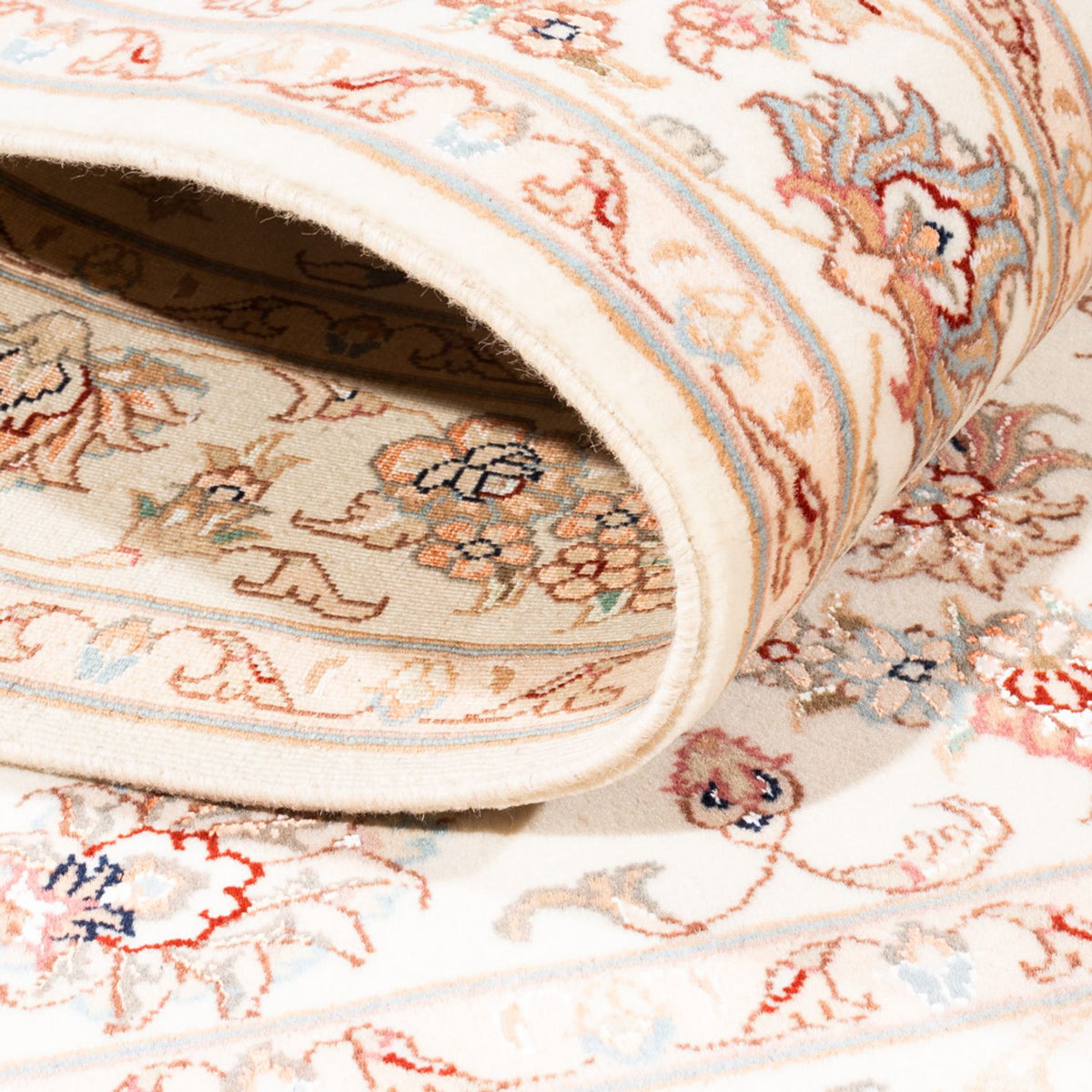 Alfombra persa - Tabriz - 175 x 115 cm - crema