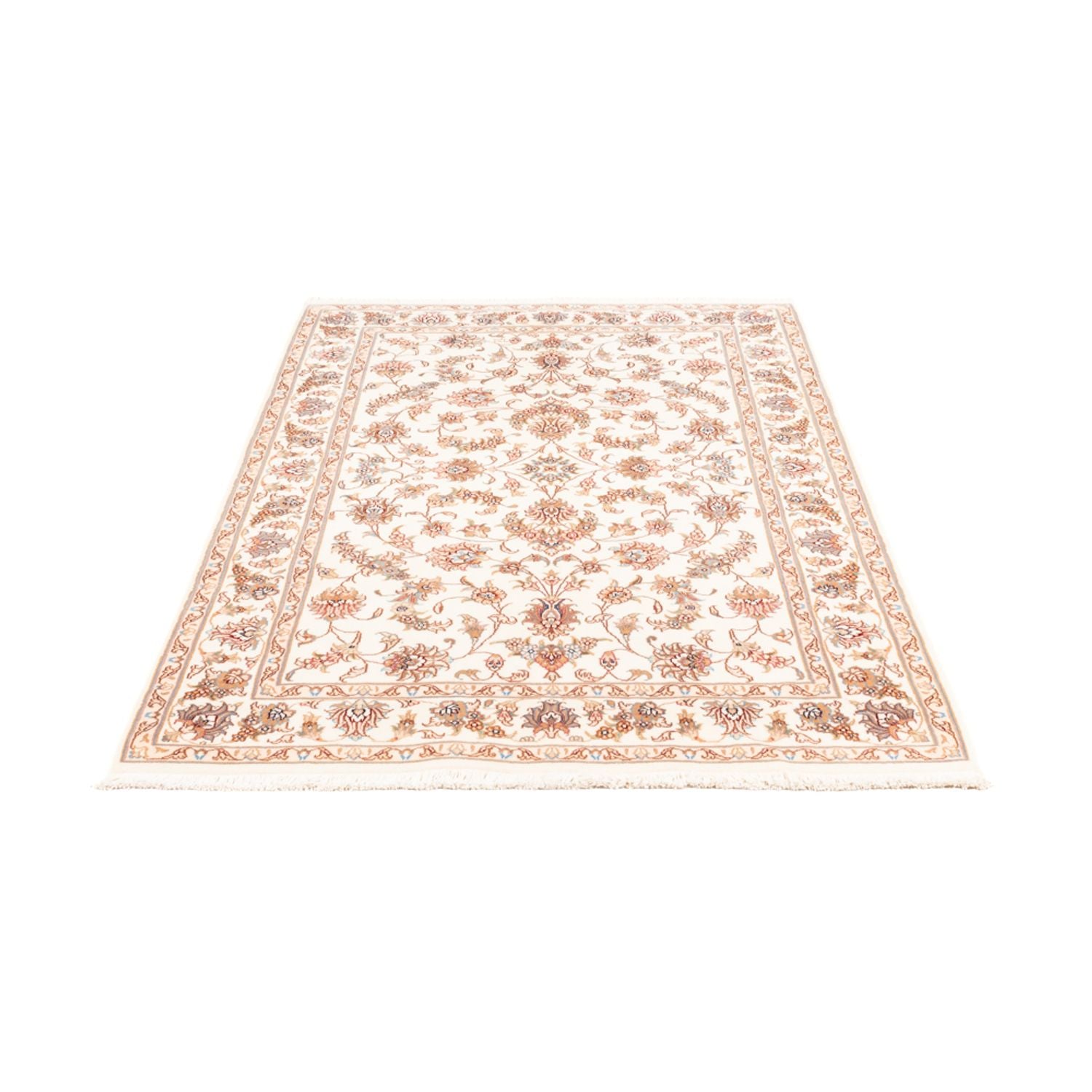 Alfombra persa - Tabriz - 175 x 115 cm - crema