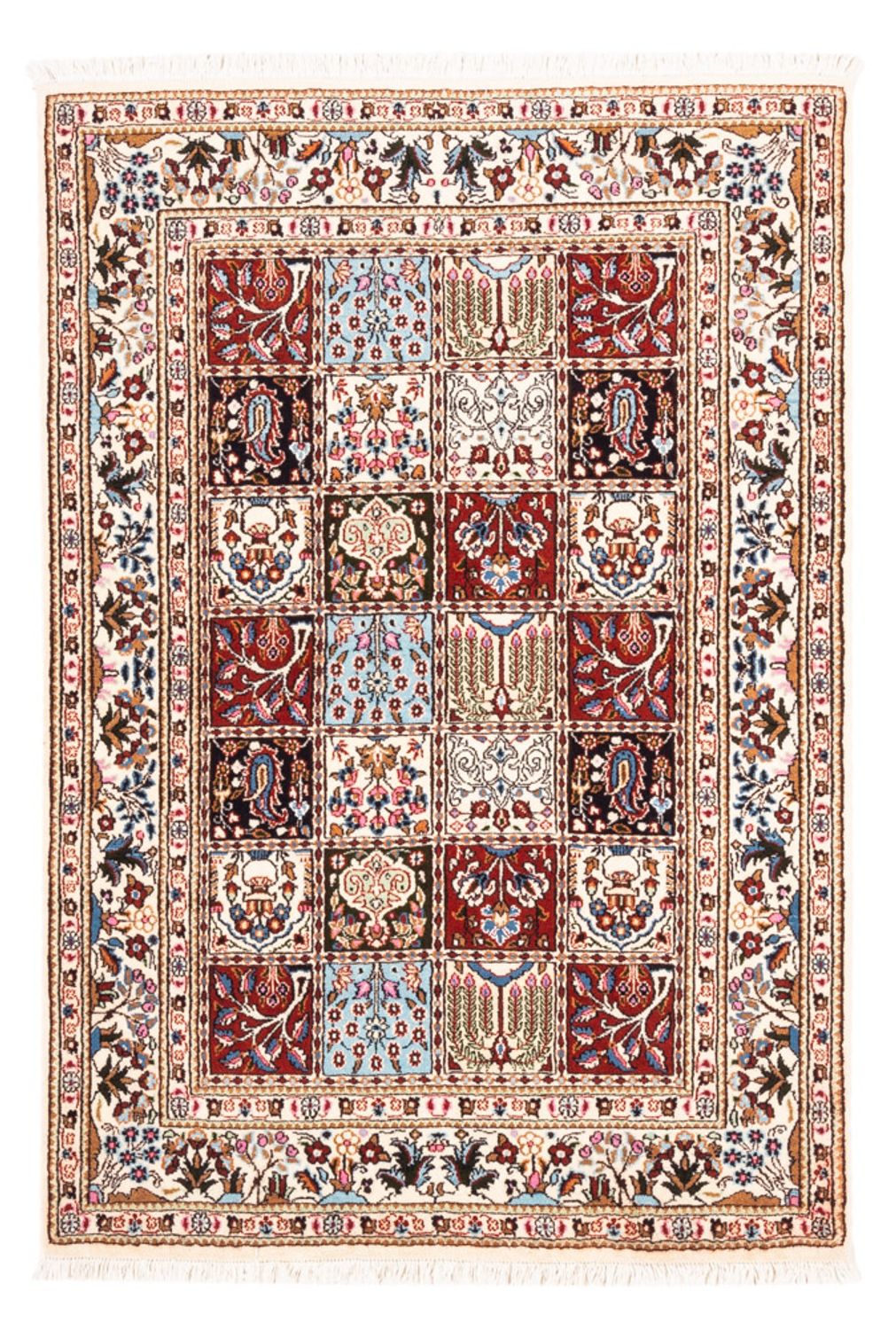 Alfombra persa - Clásica - 143 x 100 cm - multicolor
