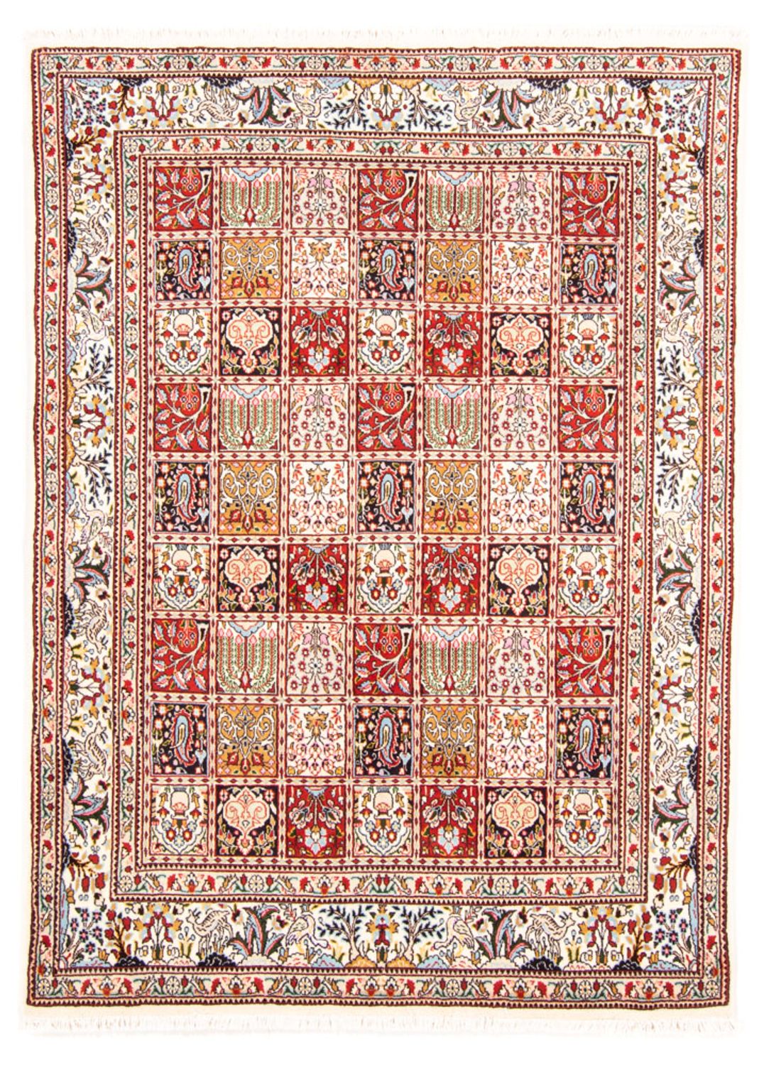Alfombra persa - Clásica - 194 x 143 cm - multicolor