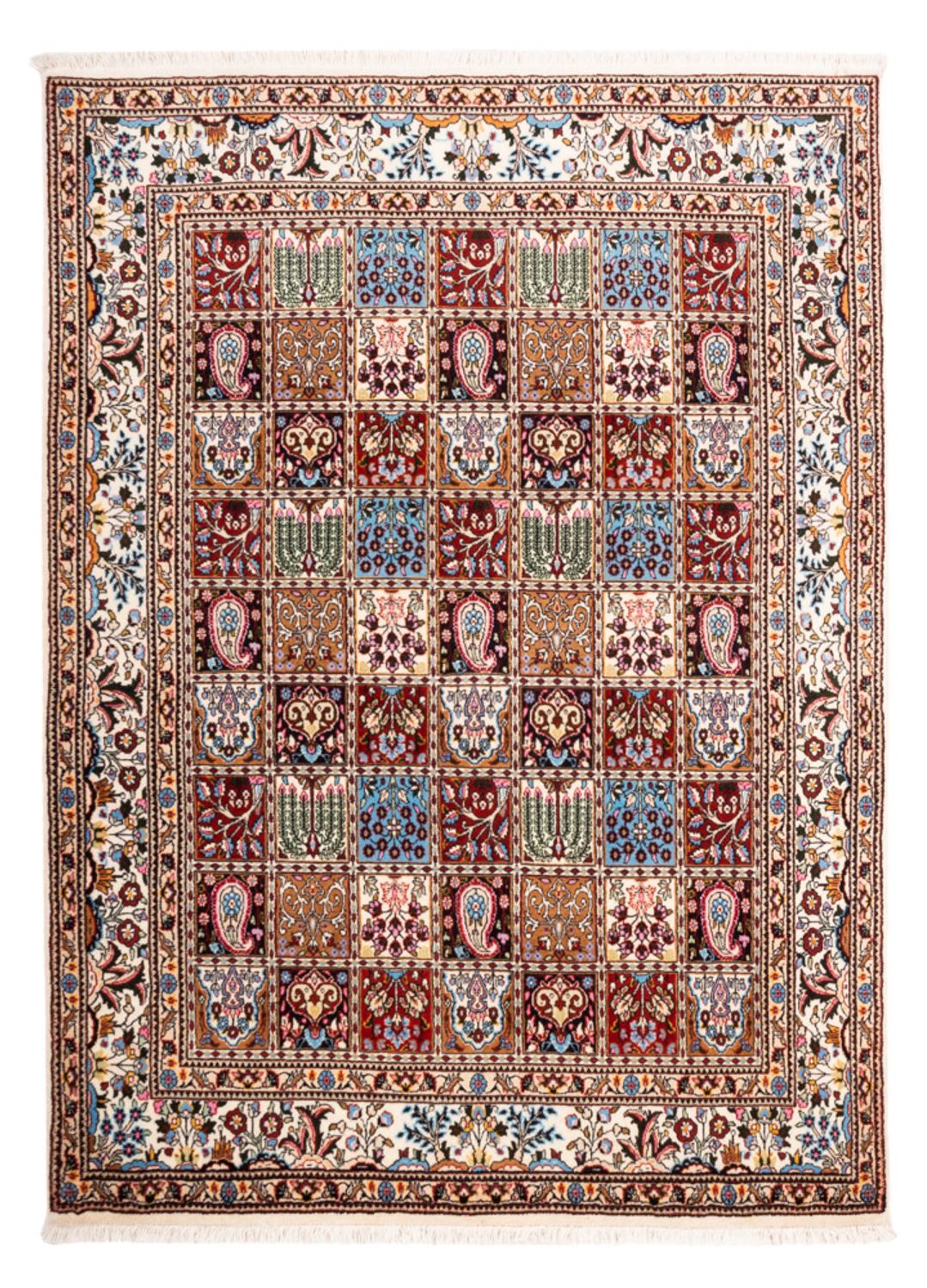 Alfombra persa - Clásica - 198 x 147 cm - multicolor