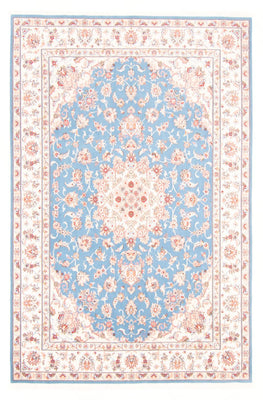 Alfombra Persa - Tabriz - Real - 244 x 168 cm - azul claro