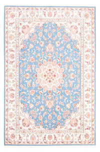 Alfombra Persa - Tabriz - Real - 244 x 168 cm - azul claro