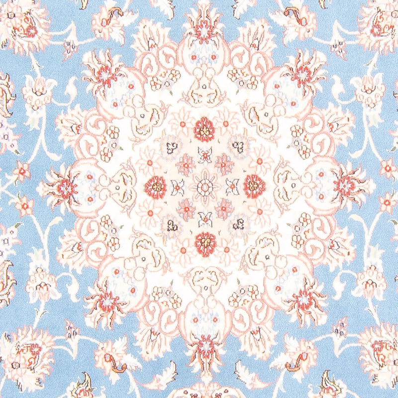 Alfombra Persa - Tabriz - Real - 244 x 168 cm - azul claro