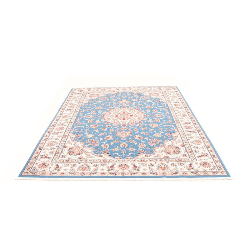Alfombra Persa - Tabriz - Real - 244 x 168 cm - azul claro