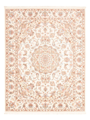 Alfombra persa - Tabriz - 195 x 150 cm - crema