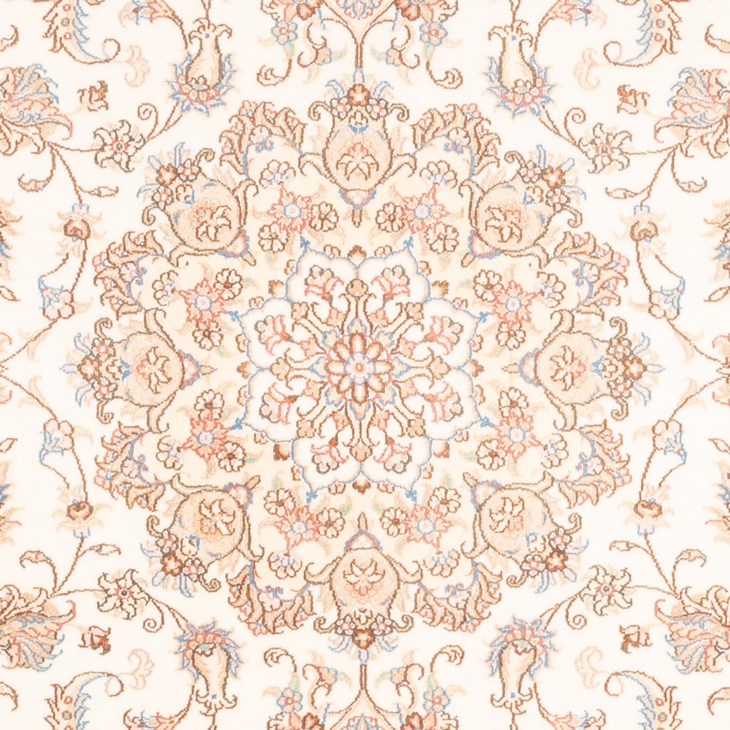 Alfombra persa - Tabriz - 195 x 150 cm - crema