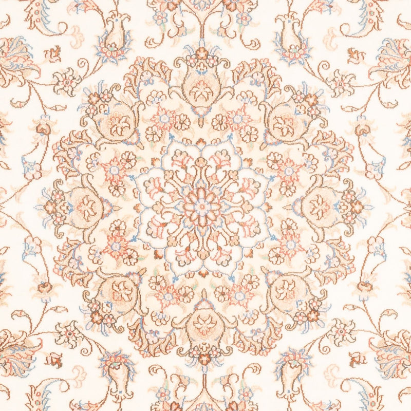 Alfombra persa - Tabriz - 195 x 150 cm - crema