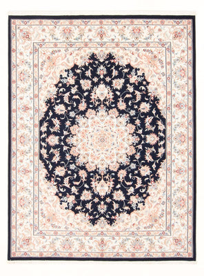 Alfombra Persa - Tabriz - Real - 200 x 149 cm - azul oscuro