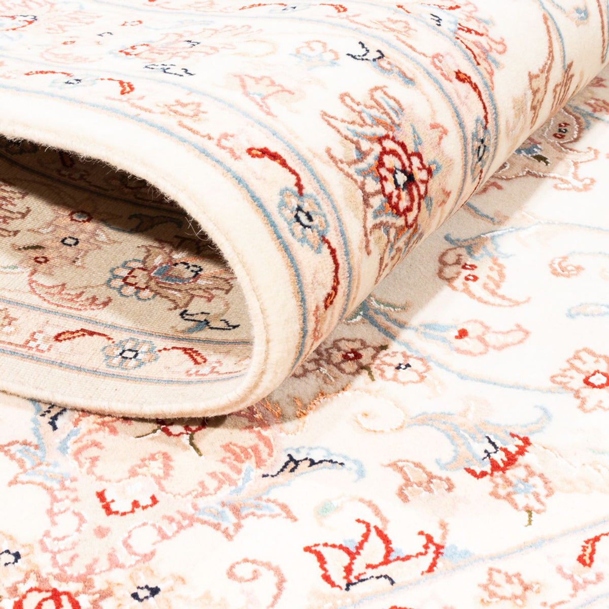 Alfombra persa - Tabriz - 178 x 119 cm - crema