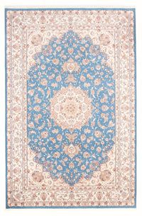 Alfombra Persa - Tabriz - Real - 300 x 200 cm - azul claro