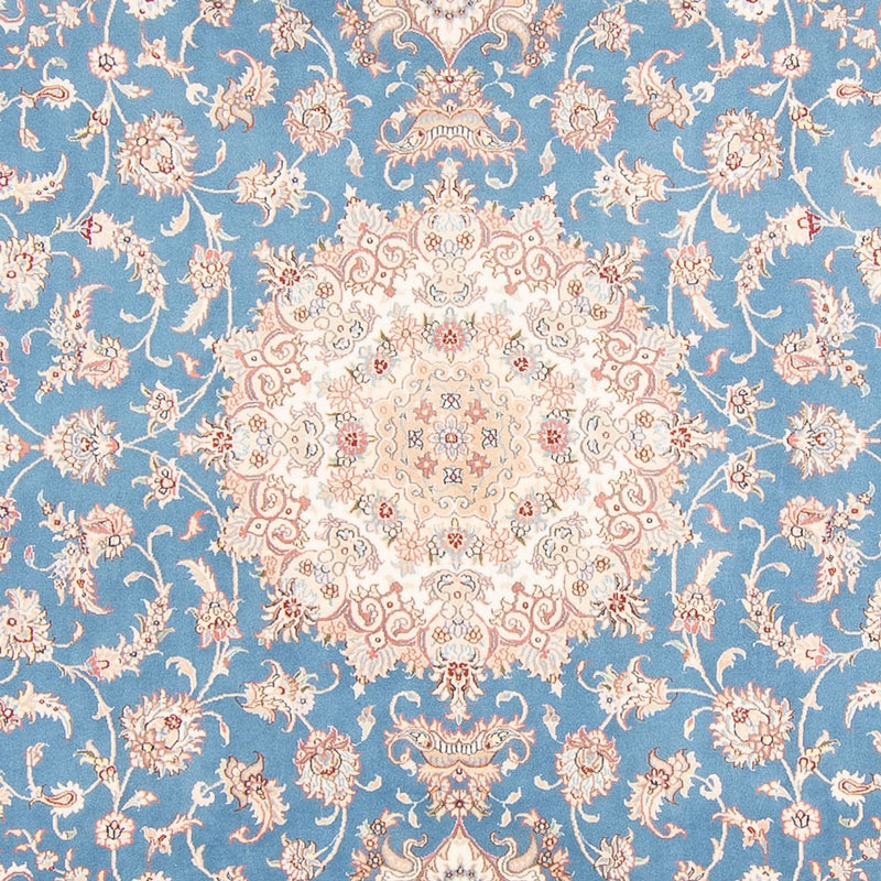 Alfombra Persa - Tabriz - Real - 300 x 200 cm - azul claro