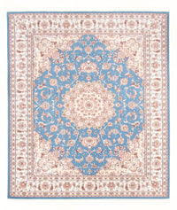 Alfombra Persa - Tabriz - Real - 253 x 197 cm - azul claro
