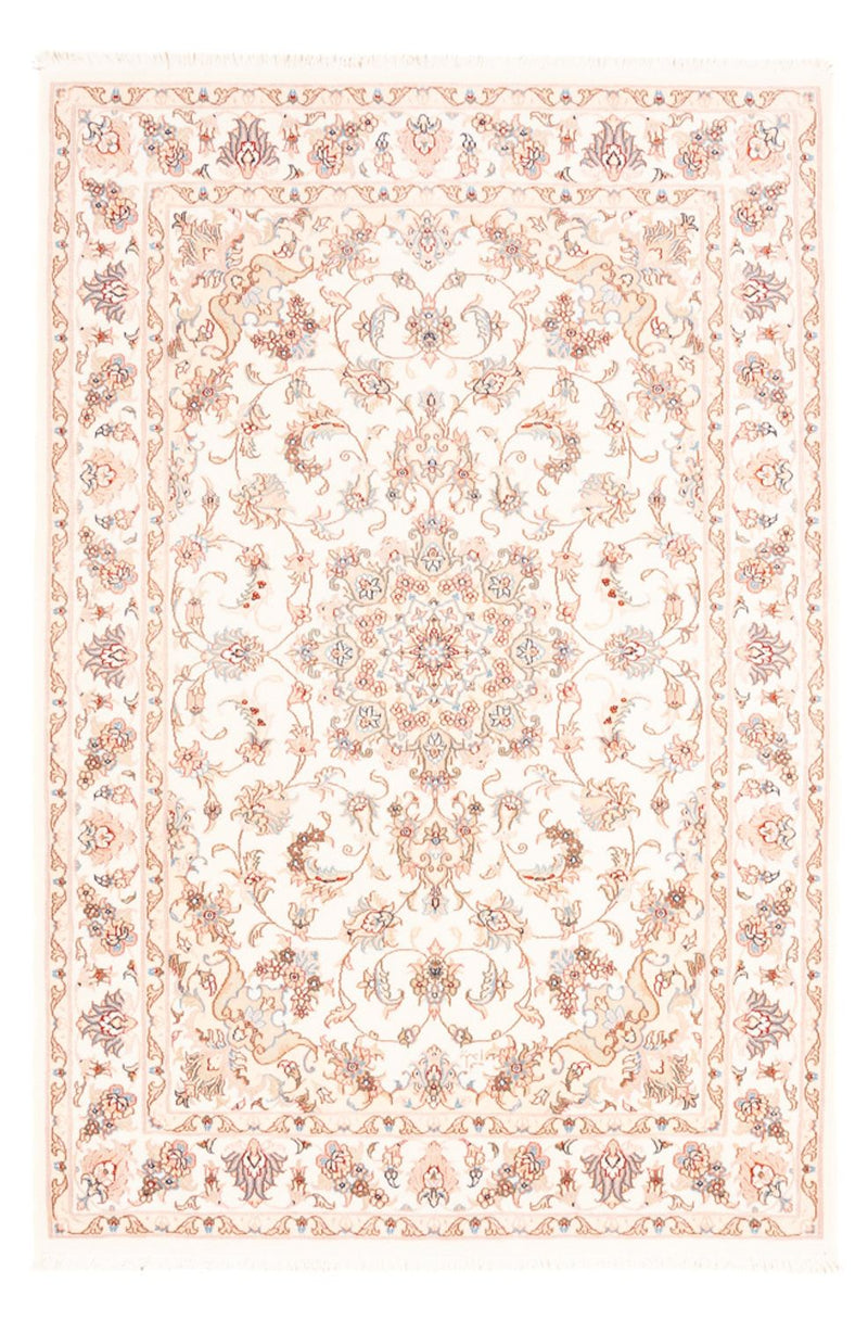 Alfombra persa - Tabriz - 175 x 120 cm - crema