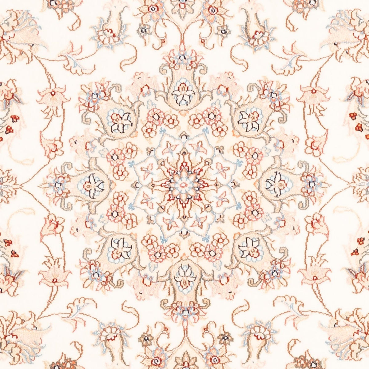 Alfombra persa - Tabriz - 175 x 120 cm - crema