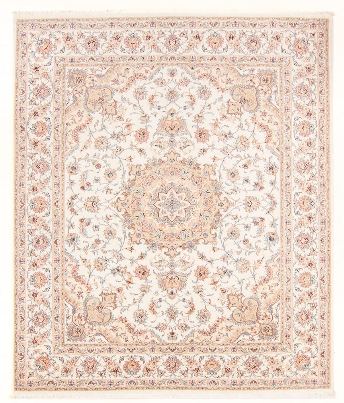 Alfombra Persa - Tabriz - Real - 243 x 198 cm - crema