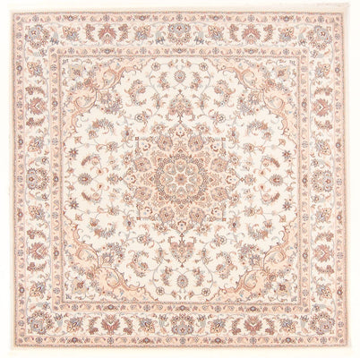 Alfombra Persa - Tabriz - Real cuadrado  - 208 x 197 cm - crema