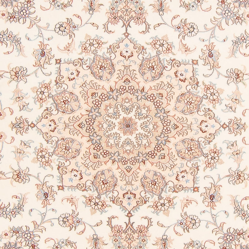 Alfombra Persa - Tabriz - Real cuadrado  - 208 x 197 cm - crema