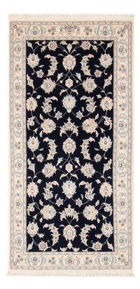 Alfombra Persa - Nain - Prima - 148 x 74 cm - azul oscuro