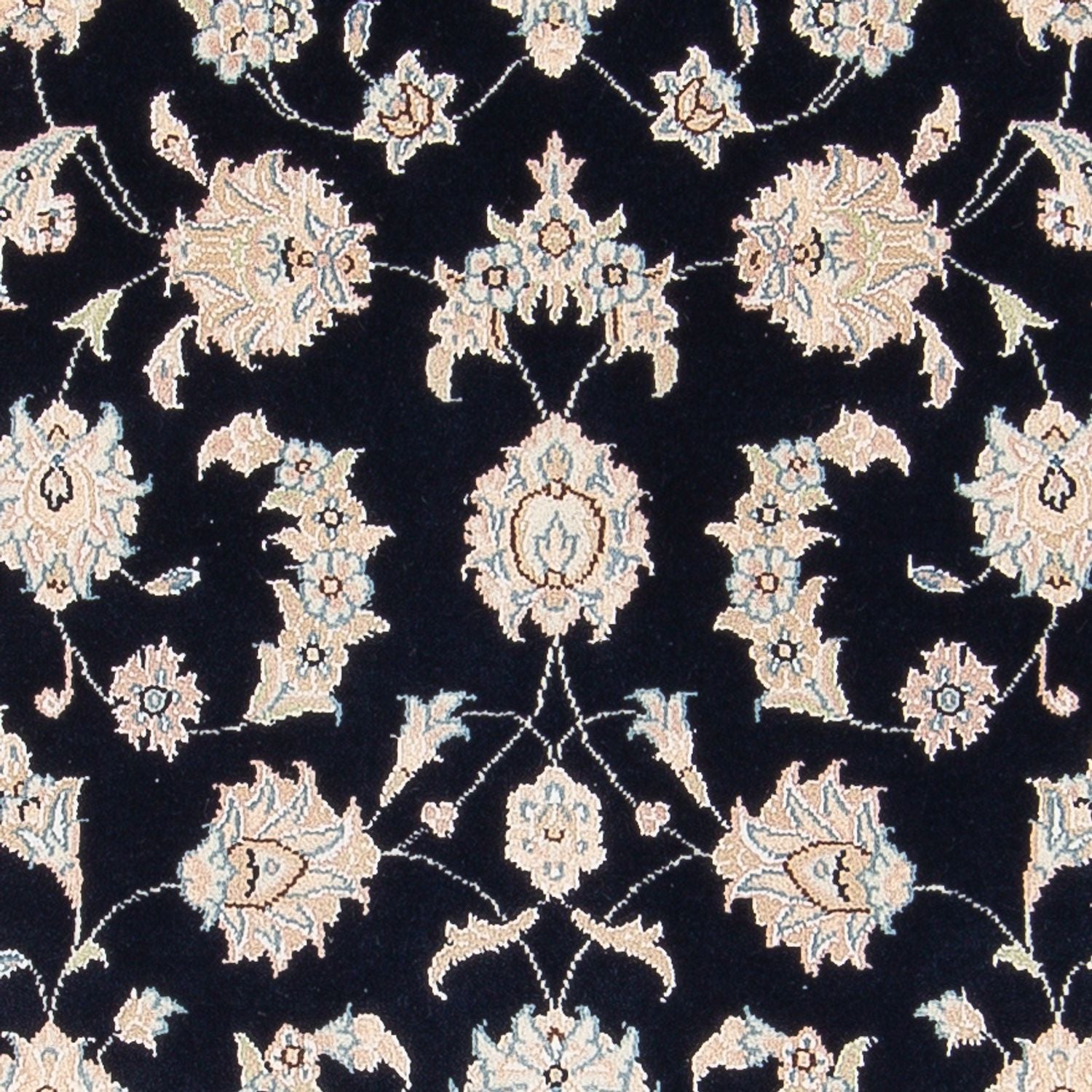 Alfombra Persa - Nain - Prima - 148 x 74 cm - azul oscuro