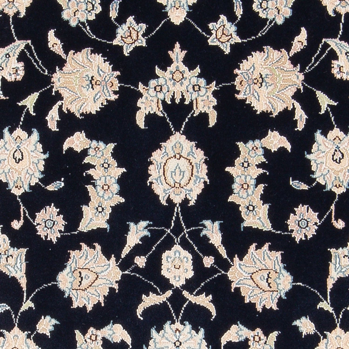 Alfombra Persa - Nain - Prima - 148 x 74 cm - azul oscuro