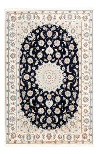 Alfombra Persa - Nain - Prima - 176 x 119 cm - azul oscuro