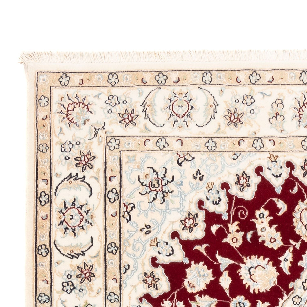 Alfombra Persa - Nain - Prima - 178 x 122 cm - rojo