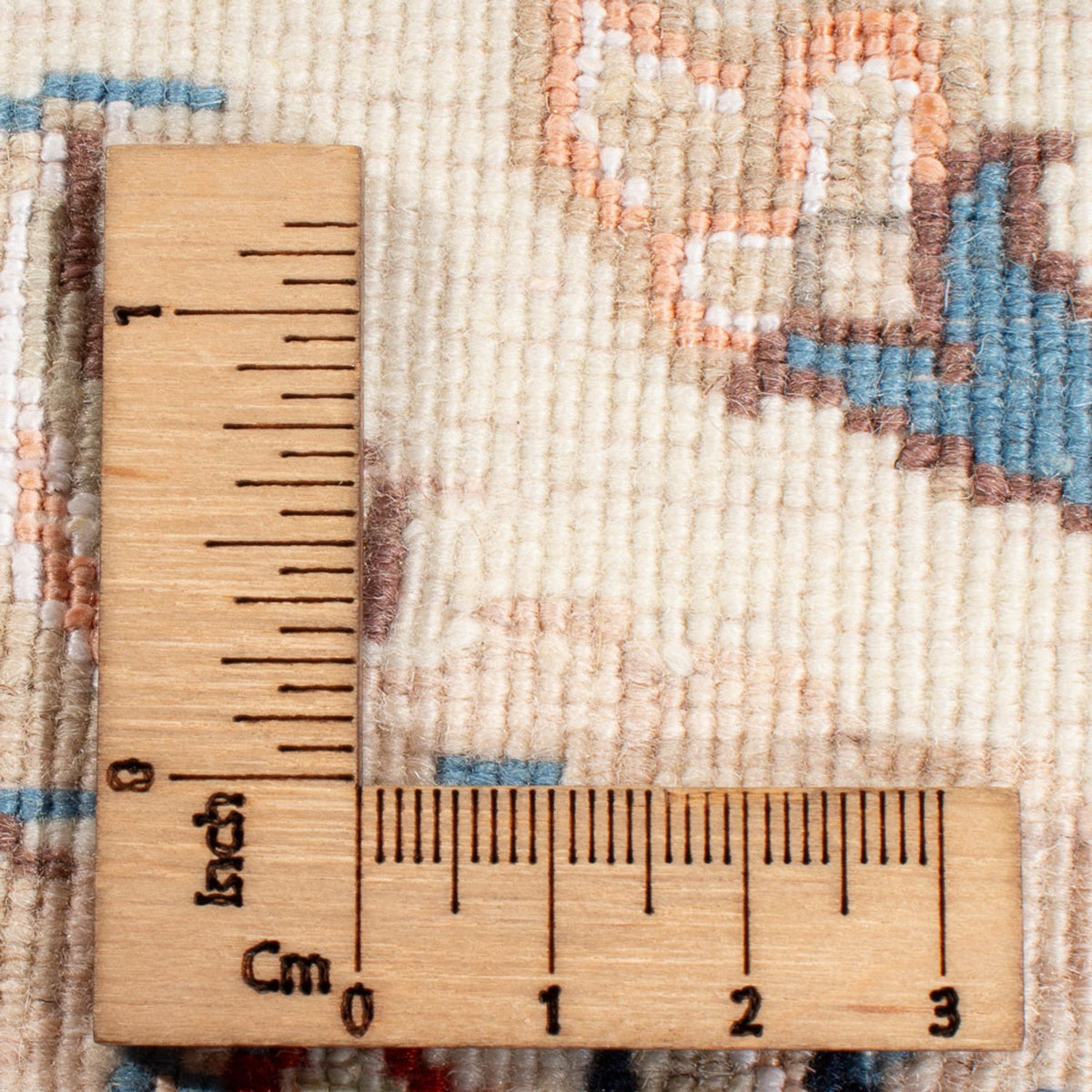 Alfombra Persa - Tabriz - Real redondo  - 199 x 197 cm - crema