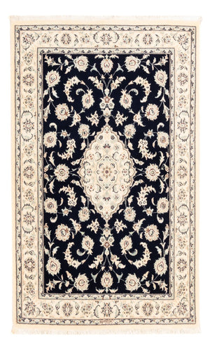Alfombra Persa - Nain - Prima - 158 x 105 cm - azul oscuro