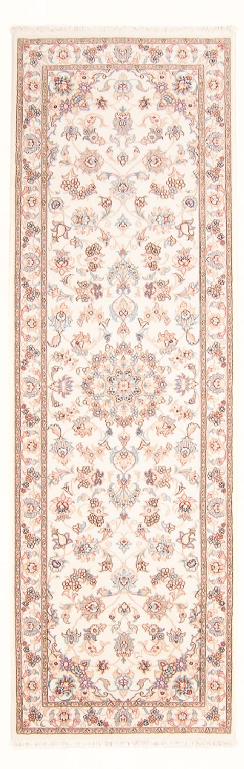 Alfombra de pasillo Alfombra Persa - Tabriz - Real - 250 x 80 cm - crema