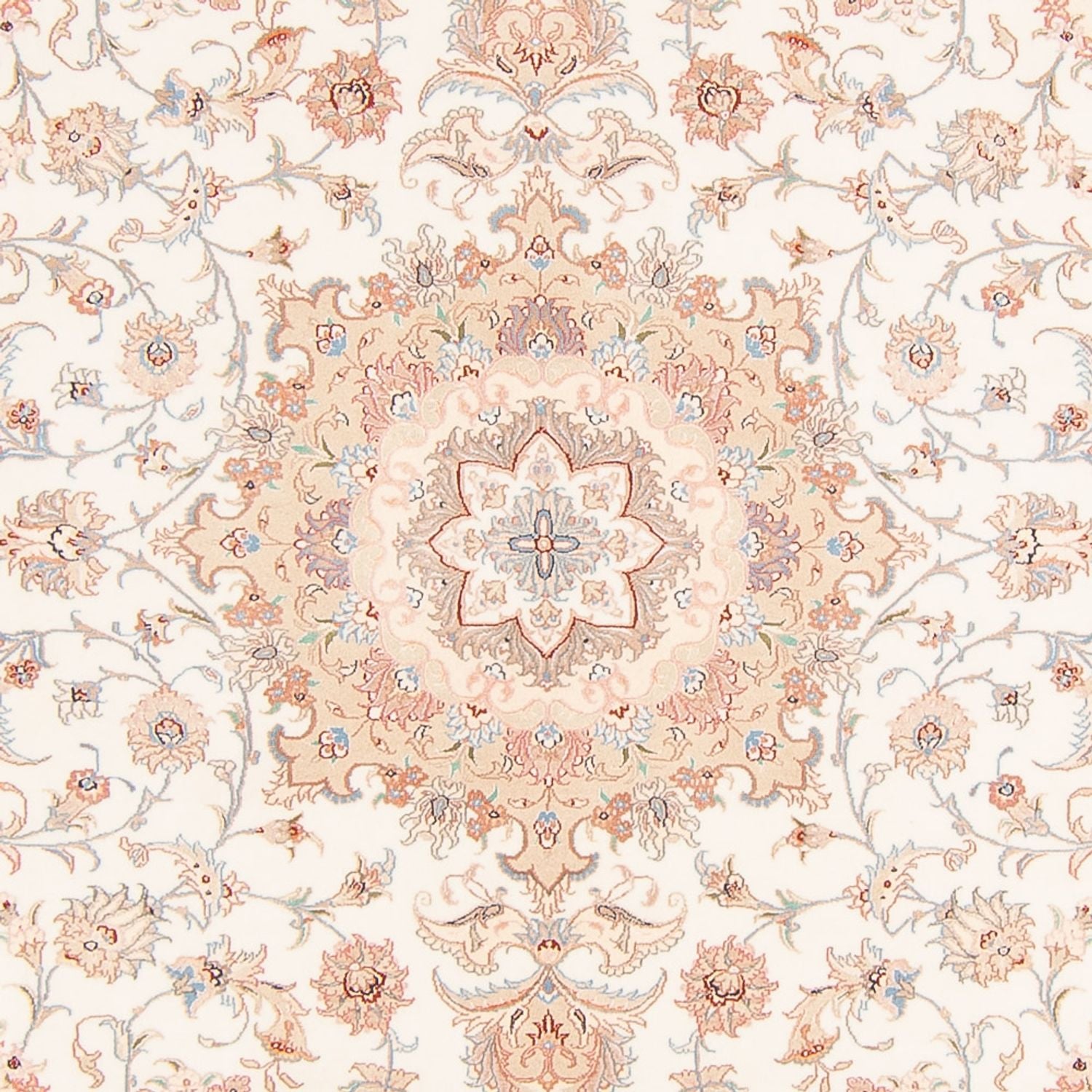 Alfombra Persa - Tabriz - Real - 252 x 200 cm - crema