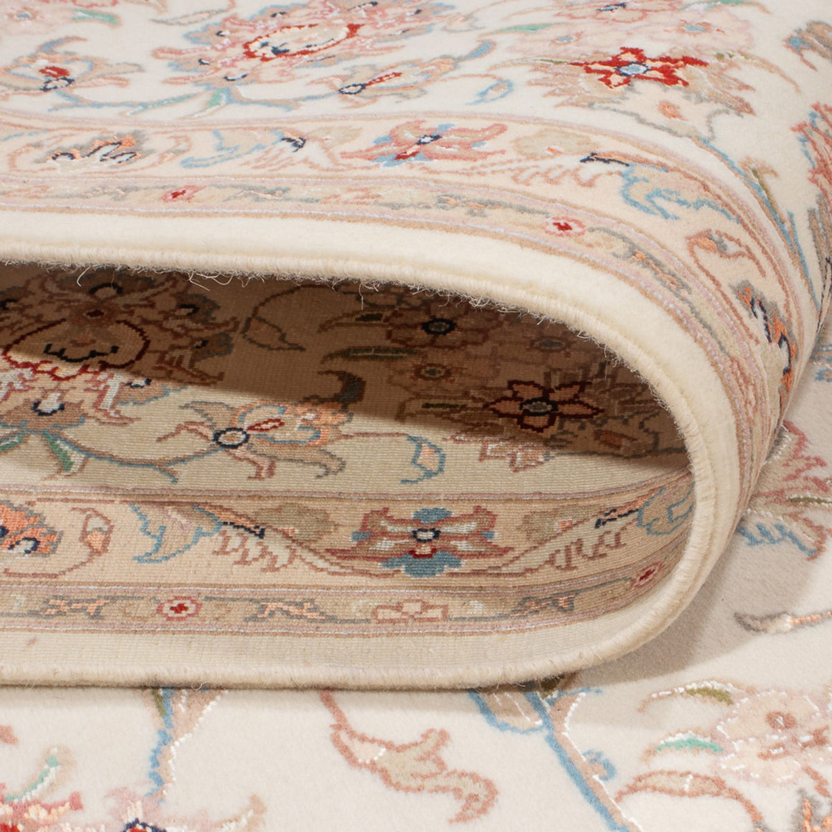 Alfombra Persa - Tabriz - Real - 252 x 200 cm - crema