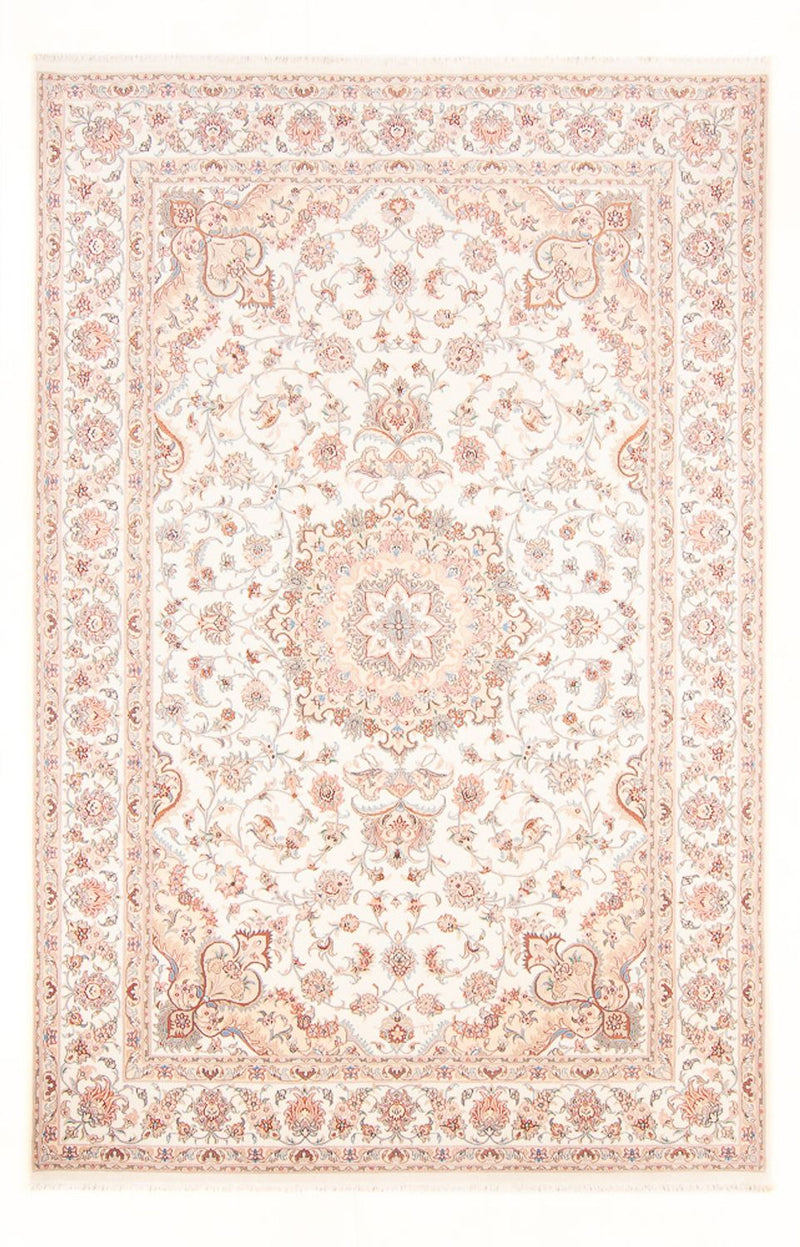 Alfombra Persa - Tabriz - Real - 305 x 198 cm - crema