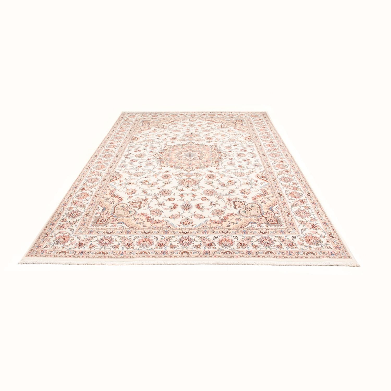 Alfombra Persa - Tabriz - Real - 305 x 198 cm - crema