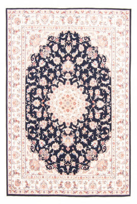 Alfombra Persa - Tabriz - Real - 233 x 168 cm - azul oscuro