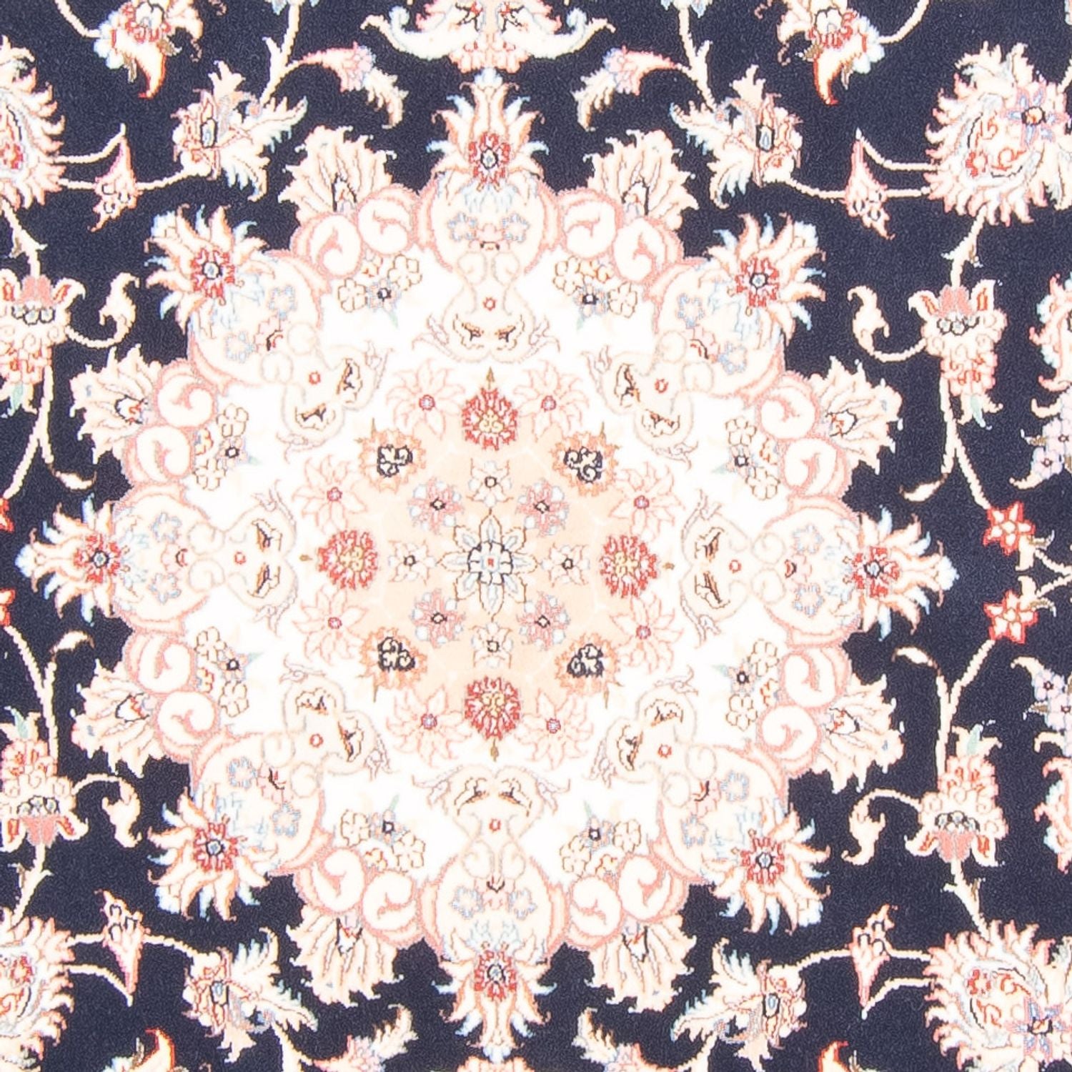Alfombra Persa - Tabriz - Real - 233 x 168 cm - azul oscuro