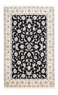 Alfombra Persa - Nain - Prima - 182 x 120 cm - azul oscuro